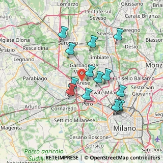 Mappa , 20020 Arese MI, Italia (6.635)