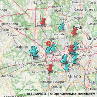 Mappa , 20020 Arese MI, Italia (7.55833)