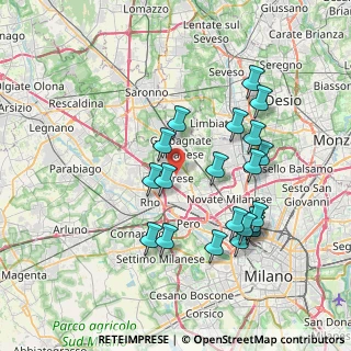 Mappa , 20020 Arese MI, Italia (7.2915)