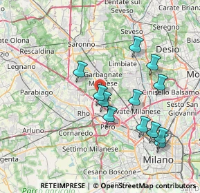 Mappa , 20020 Arese MI, Italia (7.2975)