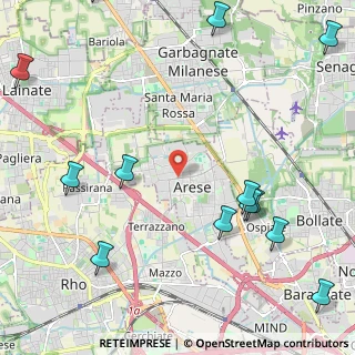 Mappa , 20020 Arese MI, Italia (3.04923)