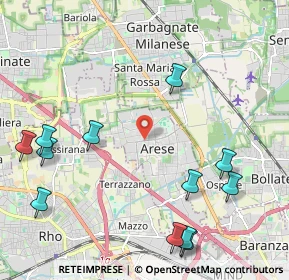 Mappa , 20020 Arese MI, Italia (2.69917)