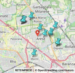 Mappa , 20020 Arese MI, Italia (1.70154)