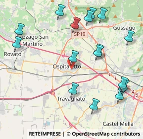 Mappa Via G. la Pira, 25035 Ospitaletto BS, Italia (4.86)