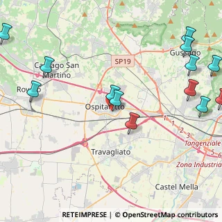 Mappa Via G. la Pira, 25035 Ospitaletto BS, Italia (6.20933)