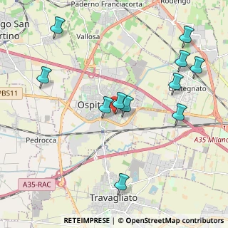 Mappa Via G. la Pira, 25035 Ospitaletto BS, Italia (2.25455)