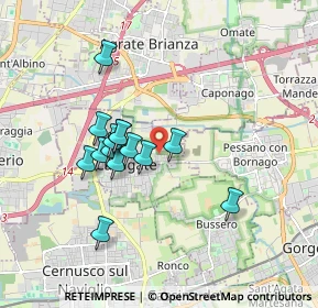 Mappa Via Fossati, 20061 Carugate MI, Italia (1.47786)