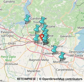 Mappa Via Monte Ortigara, 25128 Brescia BS, Italia (9.20667)