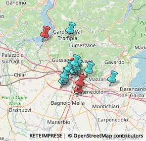 Mappa Via Lodovico Pavoni, 25128 Brescia BS, Italia (7.95429)