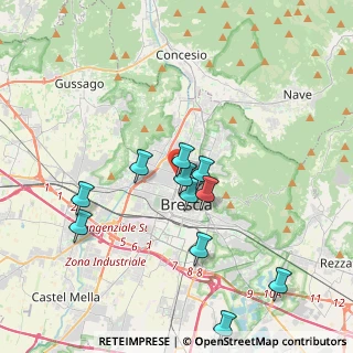 Mappa Via Monte Ortigara, 25128 Brescia BS, Italia (3.64091)