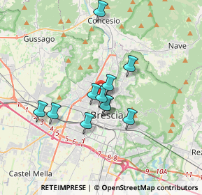 Mappa Via Lodovico Pavoni, 25128 Brescia BS, Italia (2.67636)