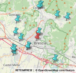 Mappa Via Lodovico Pavoni, 25128 Brescia BS, Italia (4.67867)