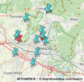 Mappa Via Lodovico Pavoni, 25128 Brescia BS, Italia (3.61231)