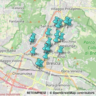 Mappa Via Monte Ortigara, 25128 Brescia BS, Italia (1.3795)