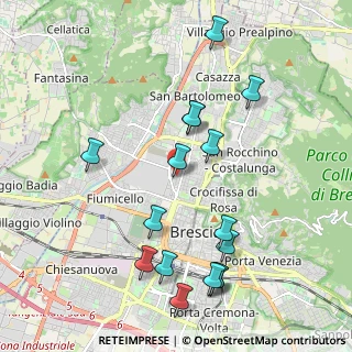 Mappa Via Lodovico Pavoni, 25128 Brescia BS, Italia (2.17875)