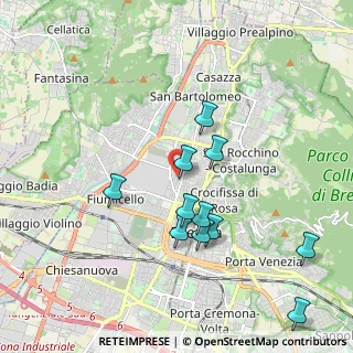 Mappa Via Lodovico Pavoni, 25128 Brescia BS, Italia (1.88455)