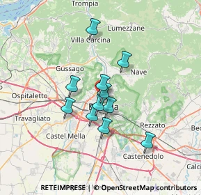 Mappa Via Lodovico Pavoni, 25128 Brescia BS, Italia (4.99636)