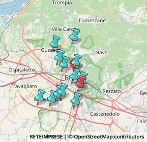 Mappa Via Monte Ortigara, 25128 Brescia BS, Italia (5.45)