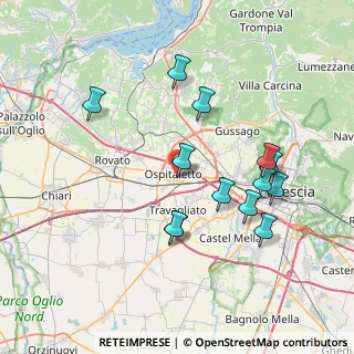Mappa Via Gaetano Salvemini, 25035 Ospitaletto BS, Italia (7.39615)