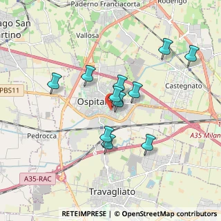Mappa Via A. Doria, 25035 Ospitaletto BS, Italia (1.55818)
