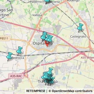 Mappa Via A. Doria, 25035 Ospitaletto BS, Italia (2.631)