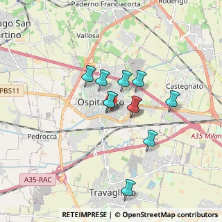 Mappa Via Gaetano Salvemini, 25035 Ospitaletto BS, Italia (1.28455)