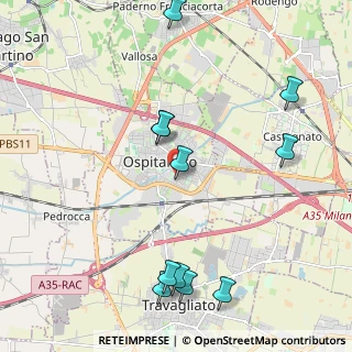 Mappa Via A. Doria, 25035 Ospitaletto BS, Italia (2.42818)