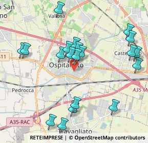 Mappa Via Gaetano Salvemini, 25035 Ospitaletto BS, Italia (2.1715)