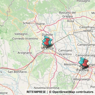Mappa Corte del Lotto, 36100 Vicenza VI, Italia (16.91455)