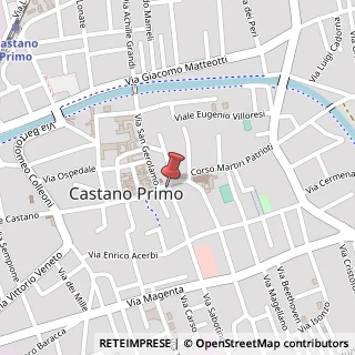 Mappa Piazza Giuseppe Mazzini, 10, 20022 Castano Primo, Milano (Lombardia)