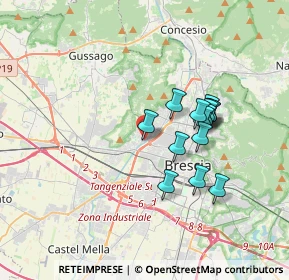 Mappa Via Niccolò Paganini, 25127 Brescia BS, Italia (2.91143)