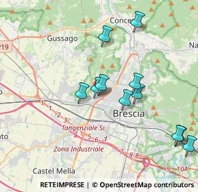 Mappa Via Niccolò Paganini, 25127 Brescia BS, Italia (3.80909)