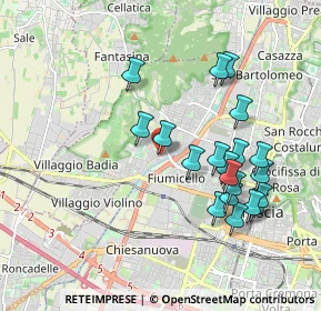 Mappa Via Niccolò Paganini, 25127 Brescia BS, Italia (1.8905)