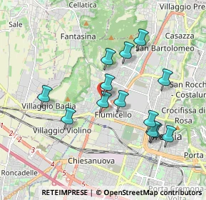 Mappa Via Niccolò Paganini, 25127 Brescia BS, Italia (1.72769)