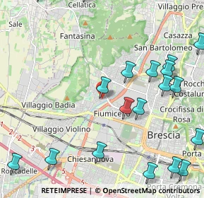 Mappa Via Niccolò Paganini, 25127 Brescia BS, Italia (2.84368)