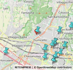 Mappa Via Niccolò Paganini, 25127 Brescia BS, Italia (2.71571)