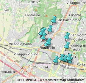 Mappa Via Niccolò Paganini, 25127 Brescia BS, Italia (1.62071)