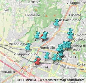 Mappa Via Niccolò Paganini, 25127 Brescia BS, Italia (1.82)