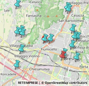 Mappa Via Niccolò Paganini, 25127 Brescia BS, Italia (2.40353)