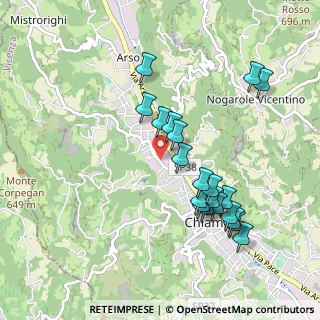 Mappa Via Zaupa, 36072 Chiampo VI, Italia (0.949)
