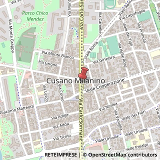 Mappa Via Carlo Sormani,  51, 20095 Cusano Milanino, Milano (Lombardia)