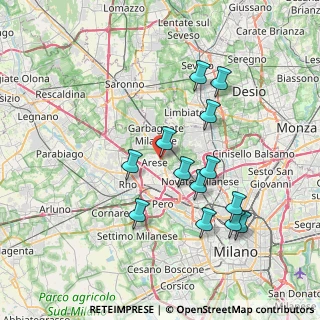 Mappa Via Antonio Gramsci, 20020 Arese MI, Italia (7.15615)