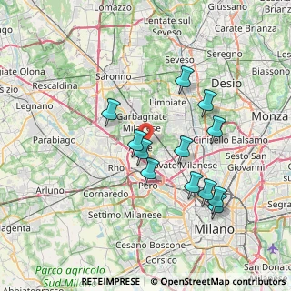 Mappa Via Antonio Gramsci, 20020 Arese MI, Italia (6.9025)