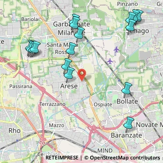Mappa Via Antonio Gramsci, 20020 Arese MI, Italia (2.73125)