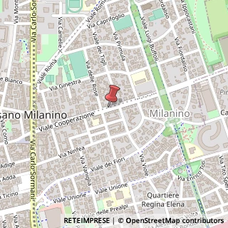 Mappa Viale Cooperazione, 33, 20095 Cusano Milanino MI, Italia, 20095 Cusano Milanino, Milano (Lombardia)
