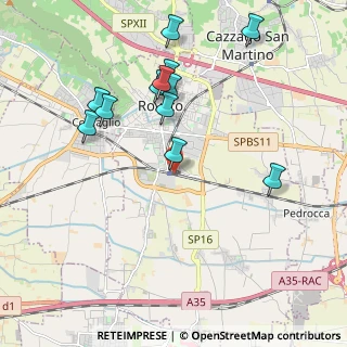 Mappa Viale Lombardia, 25038 Rovato BS, Italia (2.03417)