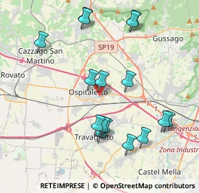 Mappa Via 25 Aprile, 25035 Ospitaletto BS, Italia (4.10813)