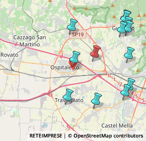 Mappa Via 25 Aprile, 25035 Ospitaletto BS, Italia (5.12154)