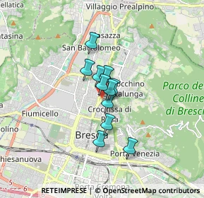 Mappa Via Marconi Guglielmo, 25128 Brescia BS, Italia (0.97909)