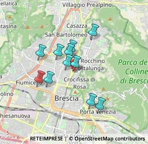 Mappa Via Marconi Guglielmo, 25128 Brescia BS, Italia (1.40091)